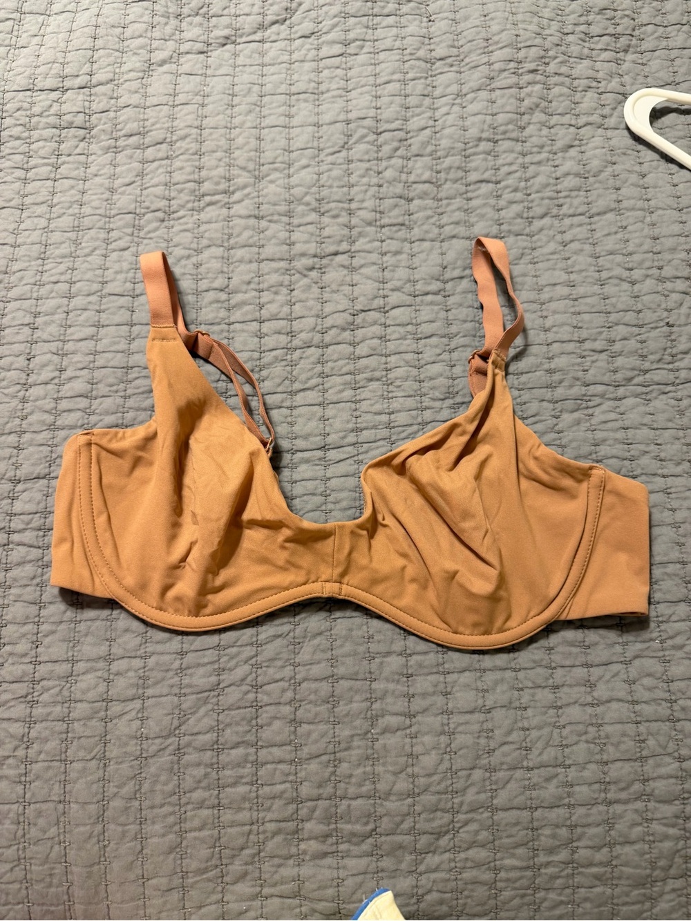 INLYRIC Womens Unlined Balconette Bra Plunge Underwire